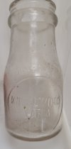 Half Pint Milk Bottle from Knollwood Farm